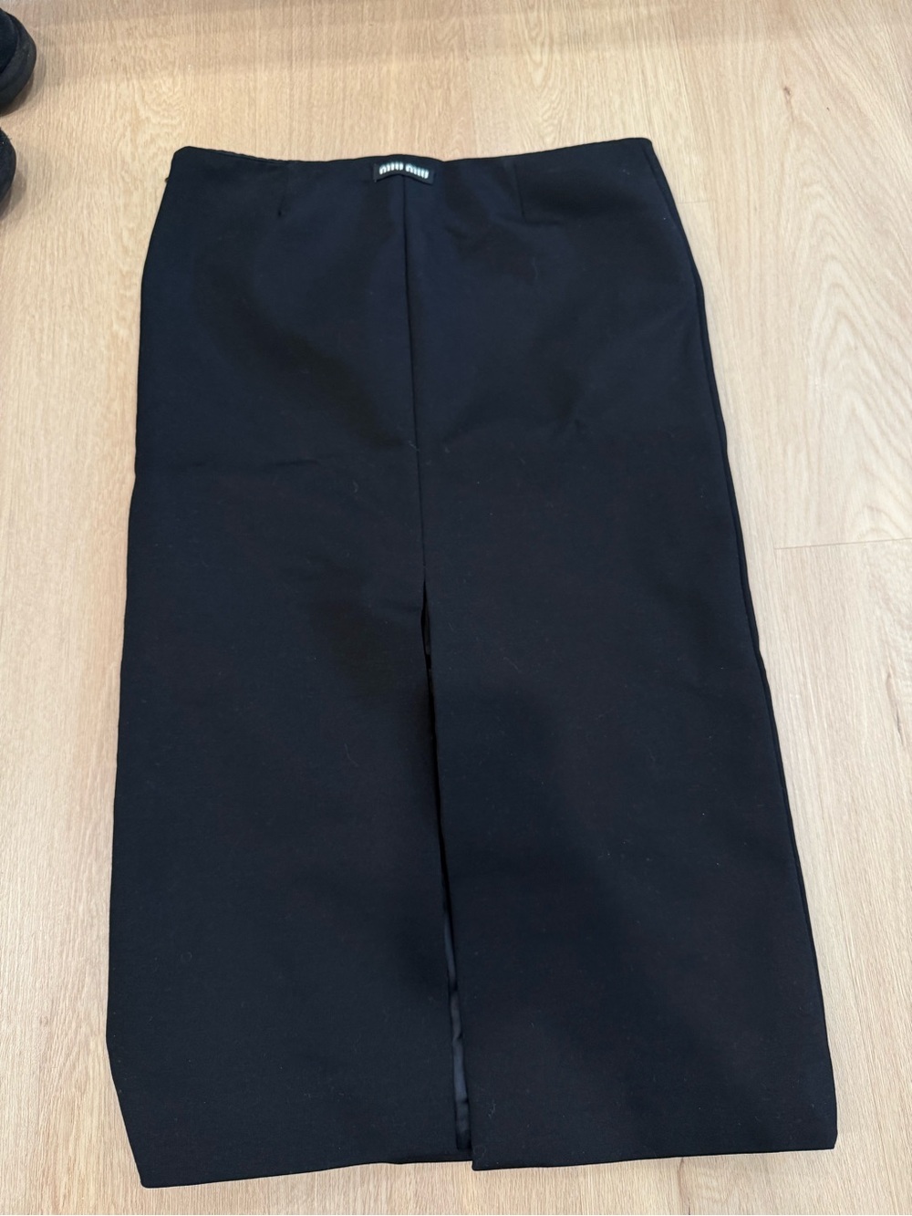 Mui mui Black Pencil Skirt - Classic Women’s Skirt